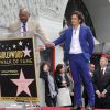 Orlando Bloom, Forest Whitaker sur le Hollywood Walk of Fame à Los Angeles, le 2 avril 2014.