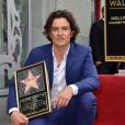  Orlando Bloom sur le Hollywood Walk of Fame &agrave; Los Angeles, le 2 avril 2014. 