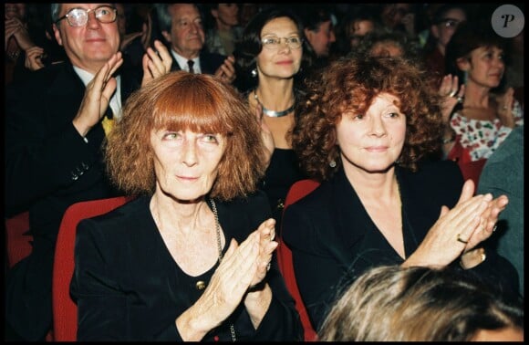 Sonia Rykiel et Régine Deforges en 1996.