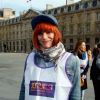 Fauve Hautot - 1ère édition des Journées Nationales Contre la Leucémie à Paris, coordonnée par les associations "Laurette Fugain" et "Cent Pour Sang la Vie", le 29 mars 2014.
