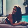 La chanteuse Shy'm est de nouveau en vacances et met en avant son sublime corps. Avril 2014.