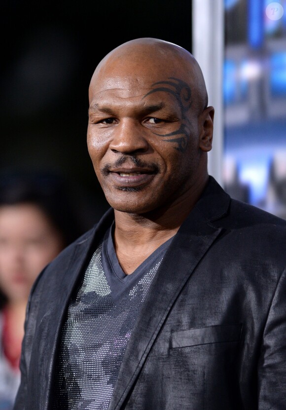 Mike Tyson à la première de Draft Day au Regency Bruin Theatre à Los Angeles, le 7 avril 2014.