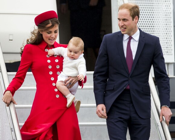 Le duc et la duchesse de Cambridge prenaient part le 7 avril 2014, à la Maison du gouvernement à Wellington, aux cérémonies d'accueil maories pour leur venue en Nouvelle-Zélande.