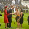 Le duc et la duchesse de Cambridge prenaient part le 7 avril 2014, à la Maison du gouvernement à Wellington, aux cérémonies d'accueil maories pour leur venue en Nouvelle-Zélande.