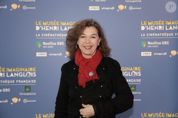 Sabine Haudepin lors du vernissage de l'exposition "Le musée imaginaire d'Henri Langlois" à la Cinémathèque française à Paris le 7 avril 2014