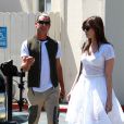  Gavin Rossdale et sa fille Daisy Lowe dans les rues de West Hollywood, le 9 avril 2014. 