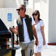  Gavin Rossdale d&eacute;jeune avec sa fille Daisy Lowe au Caf&eacute; Med &agrave; West Hollywood, le 9 avril 2014. 