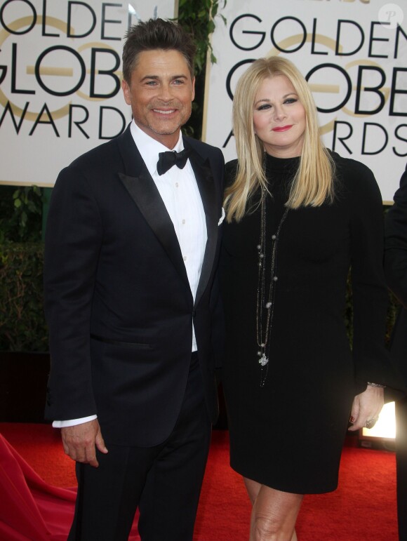 Rob Lowe et sa femme Sheryl Berkoff à Beverly Hills, le 12 janvier 2014.
