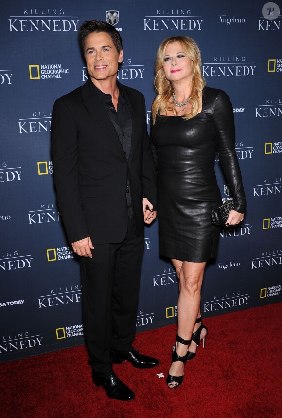 Rob Lowe et sa femme Sheryl Berkoff à Los Angeles. Le 4 novembre 2013.