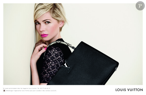 Michelle Williams a de nouveau pris la pose pour la campagne Louis Vuitton photographiée par Peter Lindbergh