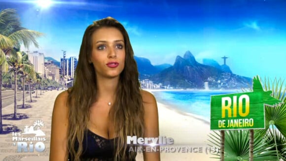 Merylie dans la télé-réalité "Les Marseillais à Rio" sur W9.