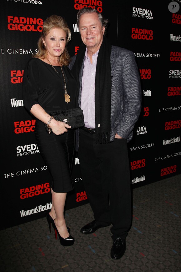 Kathy Hilton et Rick Hilton lors d'une première de Fading Gigolo au SVA Theater à New York le 11 avril 2014.