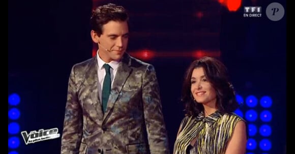Jenifer très lookée dans The Voice 3, le samedi 12 avril 2014 sur TF1