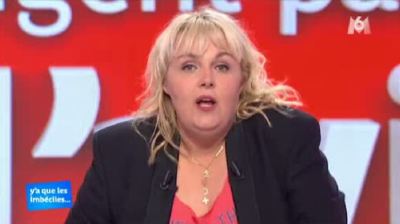 Valérie Damidot dans l'émission Y'a que les imbéciles qui ne changent pas d'avis, sur M6, le samedi 12 avril 2014.