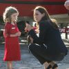 Kate Middleton et le prince William, duc et duchesse de Cambridge, ont fait le plein de sensations fortes au terme de leur septième jour de tournée en Nouvelle-Zélande, le 13 avril 2014, faisant une demi-heure d'hydrojet sur la rivière Shotover.