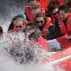 The Duke and Duchess of Cambridge travel on the Shotover Jet along the Shotover River in Queenstown during the seventh day of their official tour to New Zealand. Sunday April 13, 2014. Photo by Anthony Devlin/PA Wire/ABACAPRESS.COM13/04/2014 - Queenstown