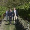 Kate Middleton et le prince William, duc et duchesse de Cambridge, ont visité les vignobles et l'exploitation d'Amisfield Winery, le 13 avril 2014 à Queenstown en Nouvelle-Zélande, où il se sont laissé tenter par quelques dégustations.