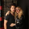 Exclusif - Mickaël Miro et son épouse Anne lors du concert de Mickaël Miro au Café de la Danse à Paris, le 12 avril 2014.