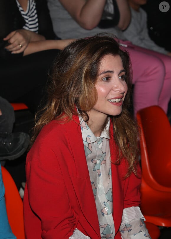 Exclusif - Julie Zenatti lors du concert de Mickaël Miro, au Café de la danse à Paris, le 12 avril 2014