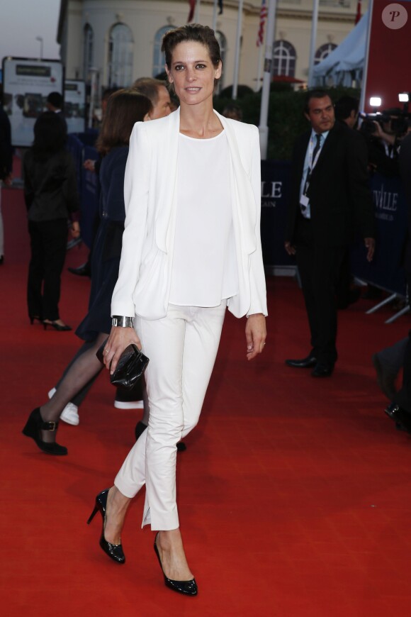 Hélène Fillières - Hommage à John Travolta et première de son film "Killing Season" lors du Festival du Film Americain de Deauville le 6 septembre 2013.
