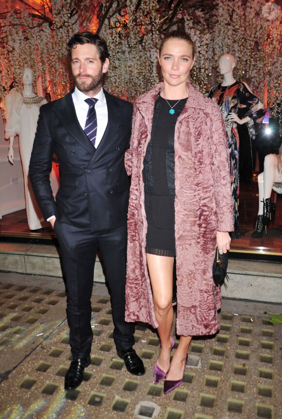 David Blakeley et Jodie Kidd à Londres, le 6 novembre 2013.