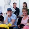 David Cameron en vacances avec sa femme Samantha et leurs trois enfants Nancy, Arthur et Florence à Lanzarote en Espagne le 13 avril 2014.