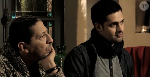 Smaïn et Yoann Fréget dans La Parenthèse inattendue, sur France 2, le mercredi 16 avril 2014.