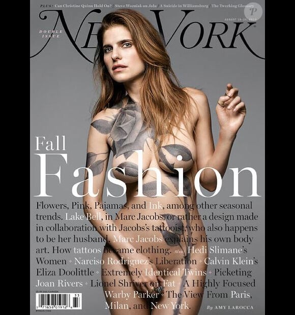 Lake Bell en couverture de New York Magazine, août 2013.