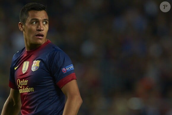 Alexis Sanchez à Barcelone, le 23 octobre 2012. 