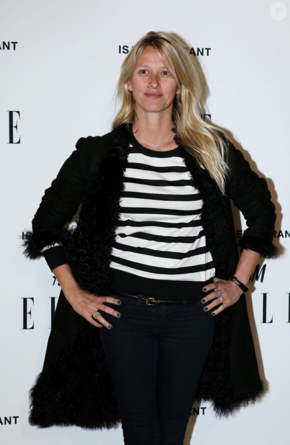 Sarah Lavoine - Soiree "Isabel Marant pour H&M" sur les Champs Elysees à Paris le 13 novembre 2013