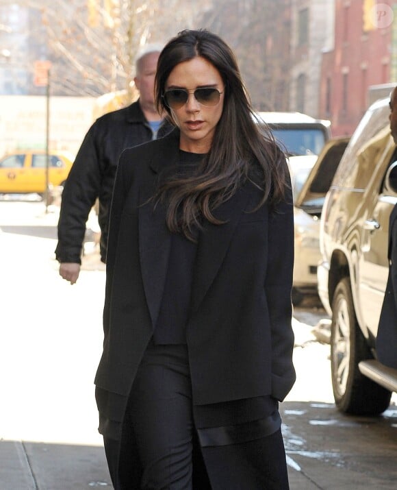 Victoria Beckham à New York, le 11 février 2014. 
