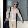 Brad Pitt à l'aéroport de Los Angeles, le 2 avril 2014.