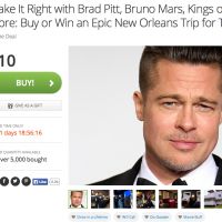 Brad Pitt : Un rencard avec l'acteur pour 10 dollars ? C'est possible...