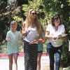 Denise Richards et ses filles Sam et Lola à Beverly Hills, le 16 avril 2014.