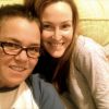 Rosie O'Donnell, le visage aminci, pose avec sa femme Michelle Rounds, le 24 mars 2014.