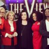 Rosie O'Donnell de retour sur le plateau de The View, le 7 février 2014.