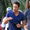 Exclusif - Alex O'Loughlin, Scott Caan et William Baldwin sur le tournage de "Hawaii Five-O" à Hawaii, le 5 décembre 2012.