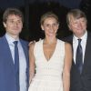 Arnaud Boetsch, Tatiana Golovin, Lionel Chamoulaud lors du Grand Gala du Tennis à Monaco le 18 avril 2014. 