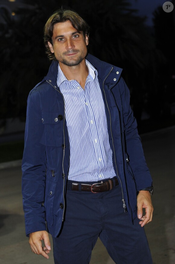 David Ferrer lors du Grand Gala du Tennis à Monaco le 18 avril 2014. 
