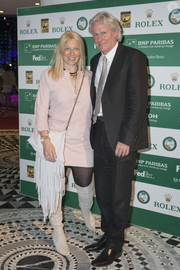 Björn Borg, Patricia Borg lors du Grand Gala du Tennis à Monaco le 18 avril 2014. 