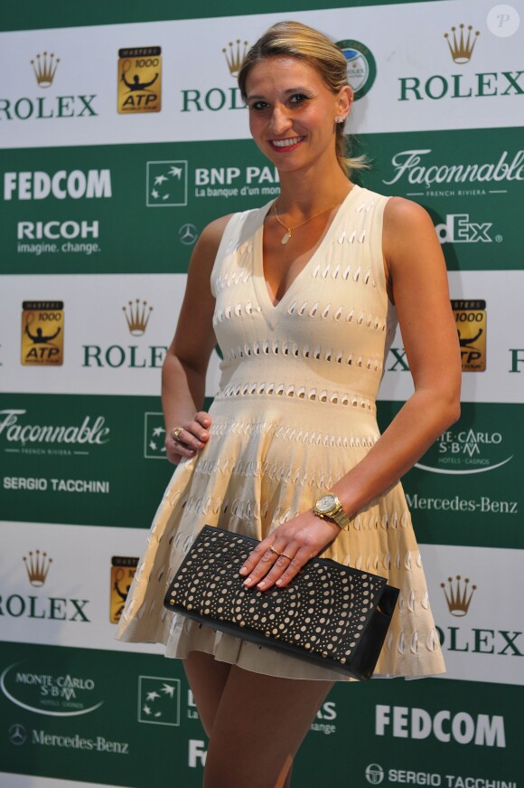 Tatiana Golovin lors du Grand Gala du Tennis à Monaco le 18 avril 2014. 