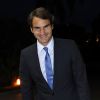 Roger Federer lors du Grand Gala du Tennis à Monaco le 18 avril 2014.