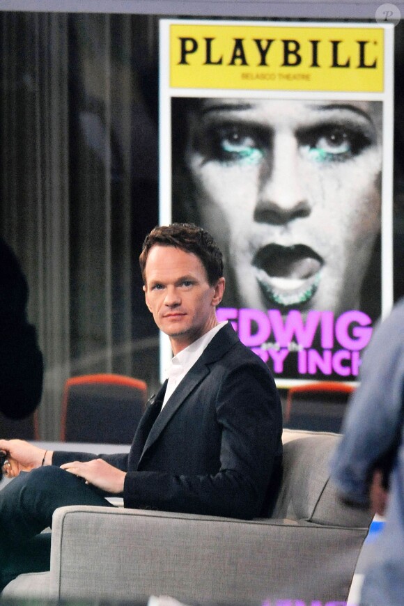 Neil Patrick Harris sur le plateau de Good Morning America, le 17 avril 2014.