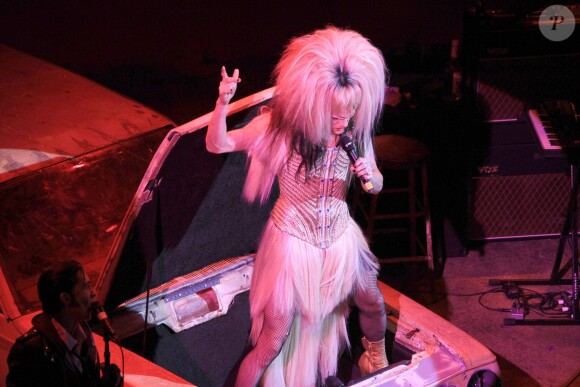 Neil Patrick Harris dans la comédie musicale Hedwig and the Angry inch au Belasco Theater de New York, le 31 mars 2014.