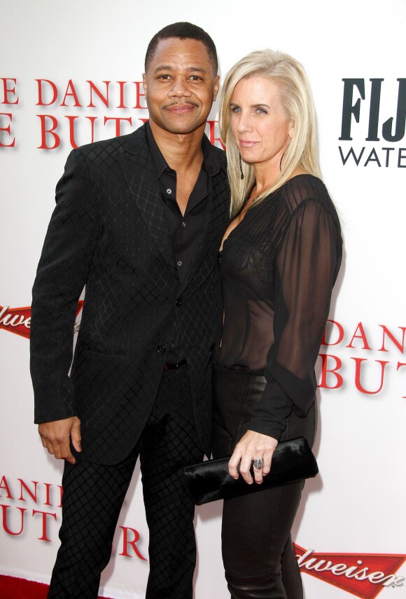Cuba Gooding Jr. et sa femme Sara Kapfer à Los Angeles, le 12 août 2013.