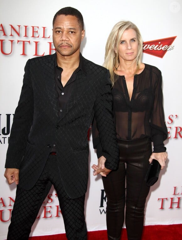 Cuba Gooding Jr. et sa femme Sara Kapfer à Los Angeles, le 12 août 2013.