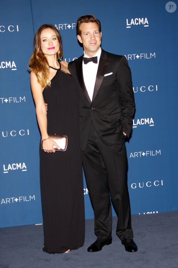 Olivia Wilde et Jason Sudeikis à Los Angeles le 2 novembre 2013.