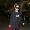 Khloée Kardashian arrive à l'aéroport LAX à Los Angeles, le 21 avril, 2014. 