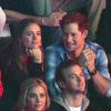 Cressida Bonas et le prince Harry dans les tribunes de Wembley le 7 mars 2014 pour le We Day. Ils se sont séparés en avril 2014 après un peu moins de deux ans de relation.