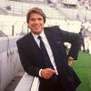 Bernard Tapie au Stade Véldorome de Marseille en janvier 1992
